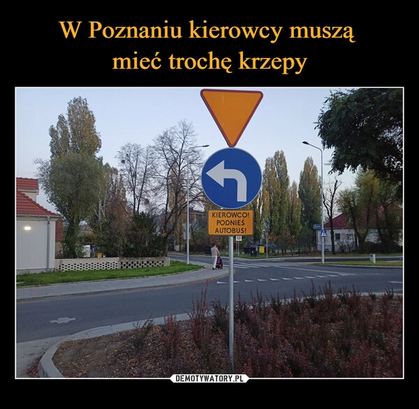 
    
W Poznaniu kierowcy muszą
mieć trochę krzepy 