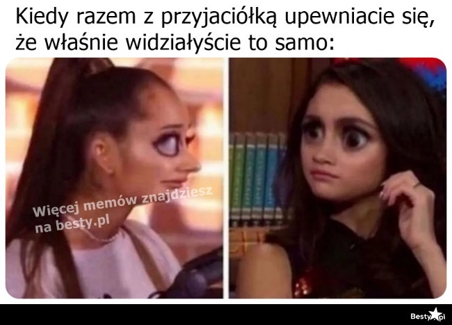 
    Czy ty to widziałaś?! 