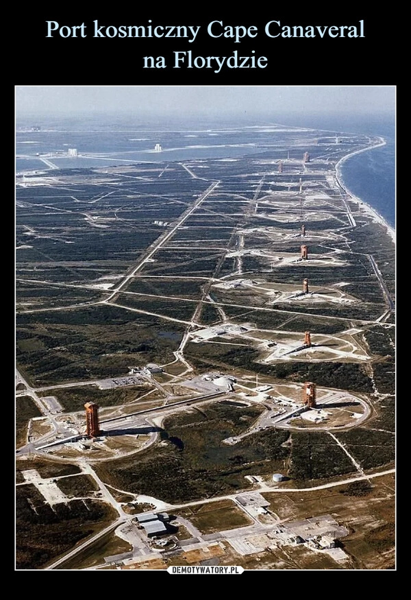 
    Port kosmiczny Cape Canaveral
na Florydzie