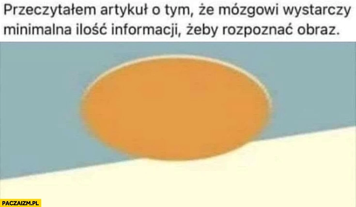 
    Przeczytałem artykuł o tym, że mózgowi wystarczy minimalna ilość informacji żeby rozpoznać obraz papież Jan Paweł II