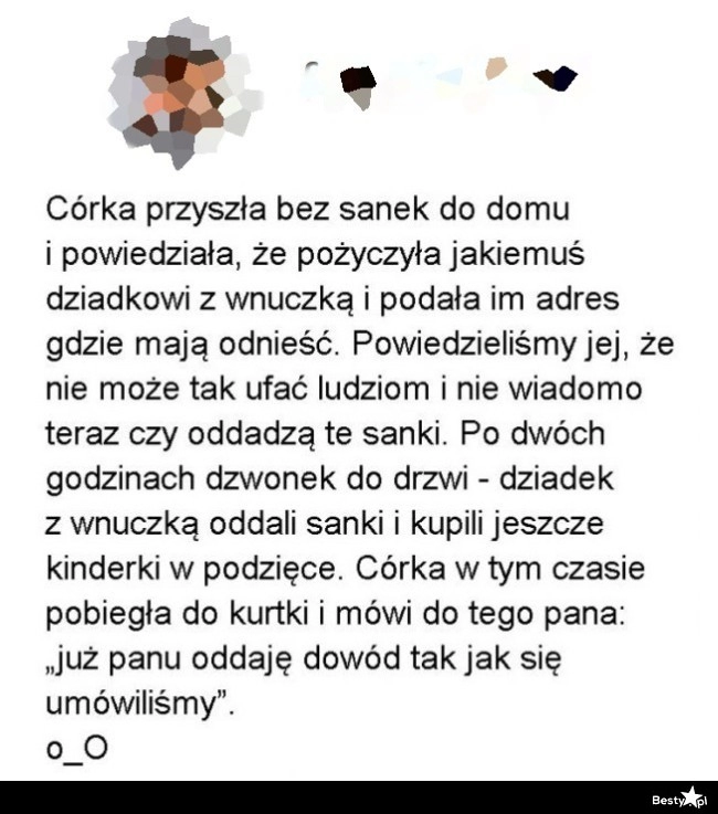 
    Przezorna córeczka 