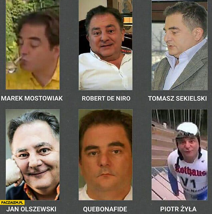 
    Makłowicz Marek Mostowiak Robert de Niro, Tomasz Sekielski, Jan Olszewski, Quebonafide, Piotr Żyła