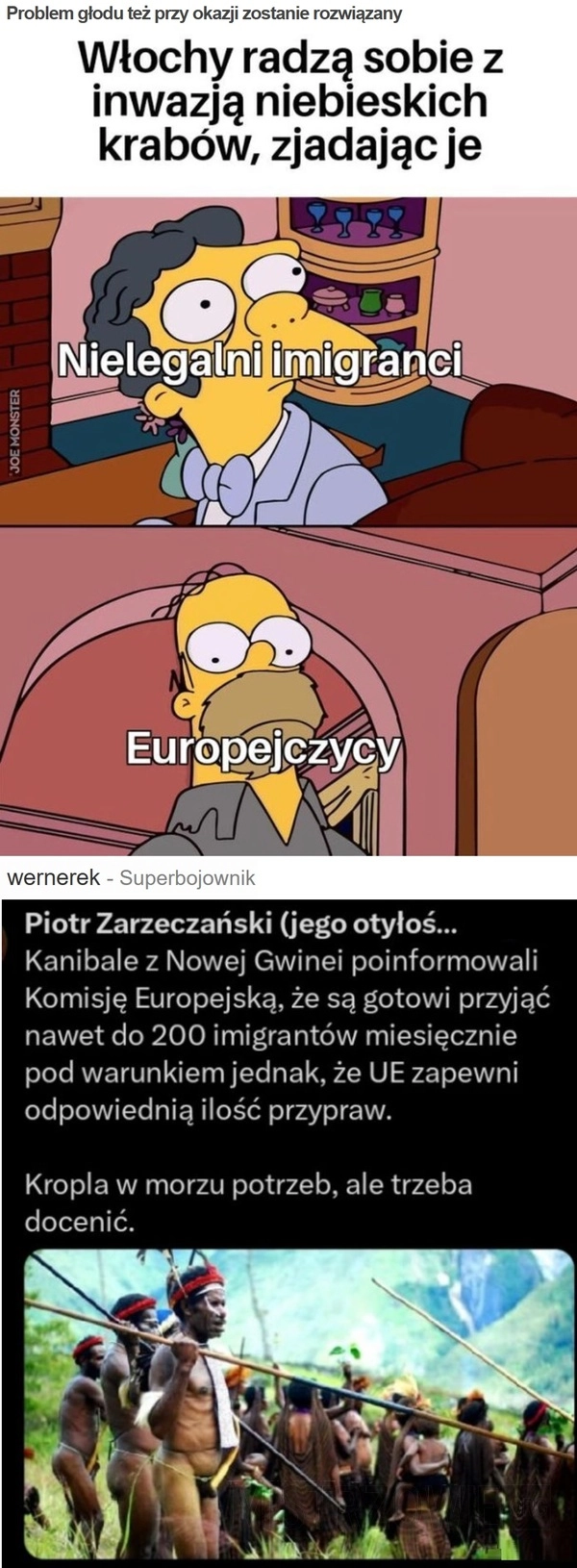 
    Problem głodu też przy okazji zostanie rozwiązany