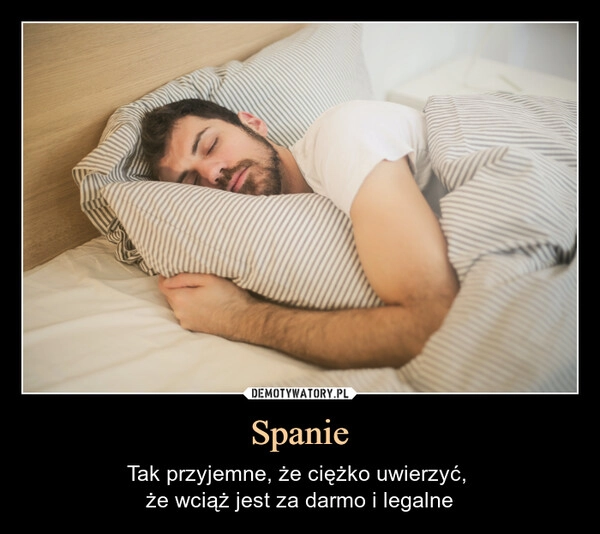 
    Spanie