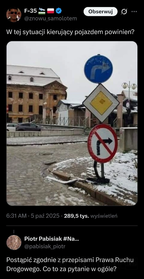 
    Sytuacja na drodze