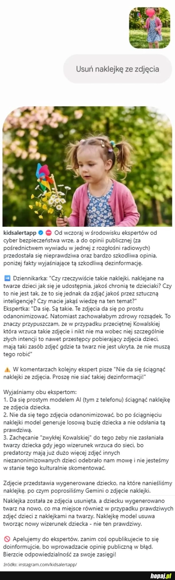 
    Usuwanie naklejki z twarzy