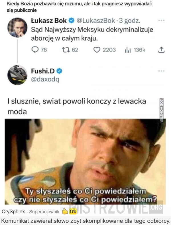 
    Kiedy Bozia pozbawiła cię...