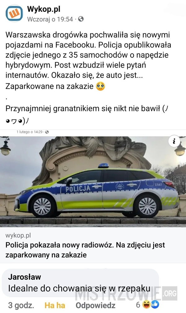 
    Nowy radiowóz