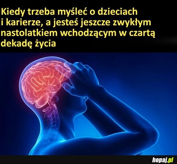 
    Łeb pęka od myślenia