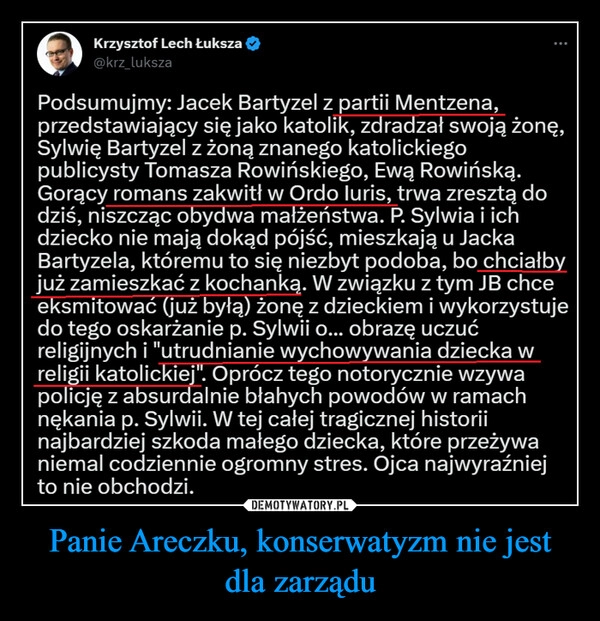 
    Panie Areczku, konserwatyzm nie jest dla zarządu