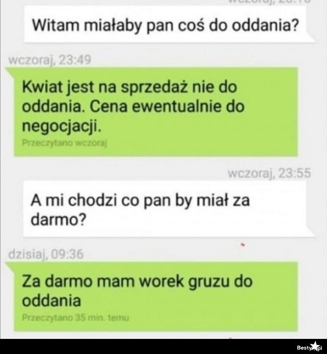 
    Rzeczy do oddania 