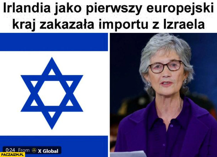 
    Irlandia jako pierwszy europejski kraj zakazała importu z Izraela
