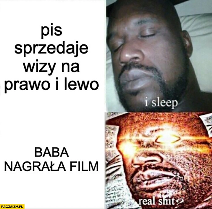 
    PiS sprzedaje wizy na prawo i lewo I sleep vs baba nagrała film real shit Zielona granica