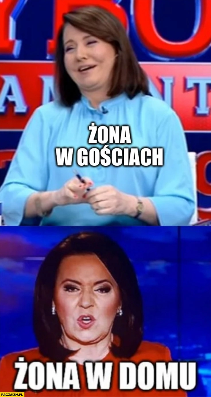 
    Holecka żona w gościach vs żona w domu