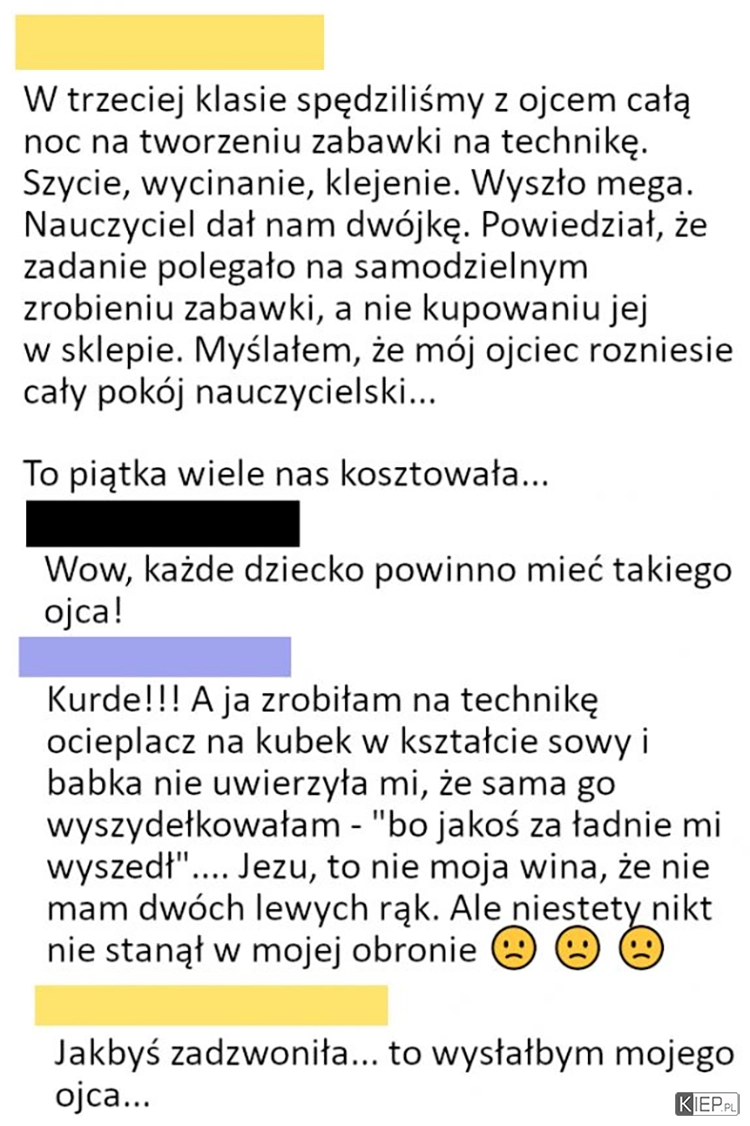 
    Każdy powinien mieć takiego Tatę 