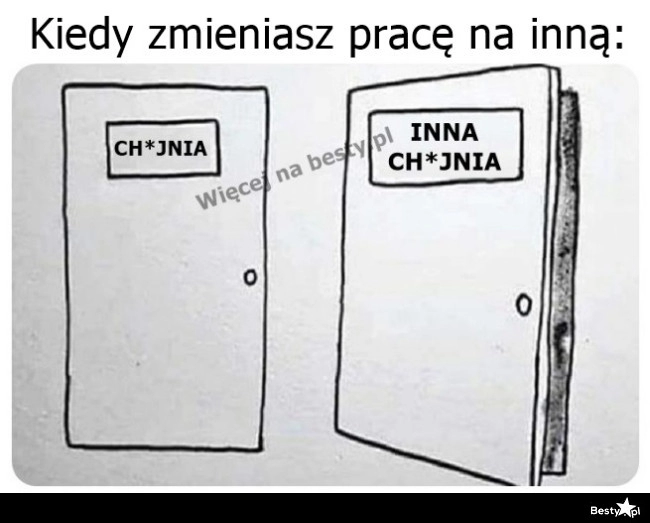 
    Zmiana pracy 