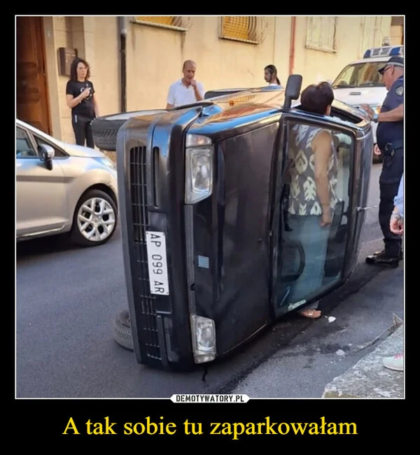
    A tak sobie tu zaparkowałam