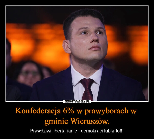 
    Konfederacja 6% w prawyborach w  gminie Wieruszów.