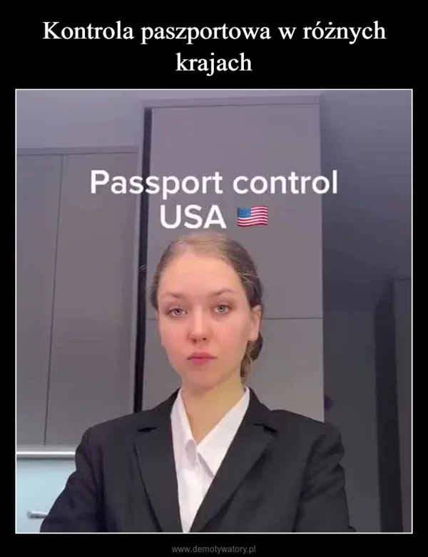 
    Kontrola paszportowa w różnych krajach