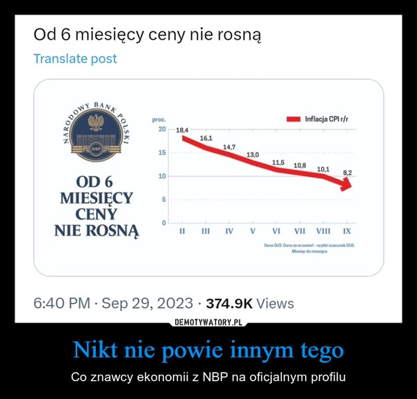 
    Nikt nie powie innym tego