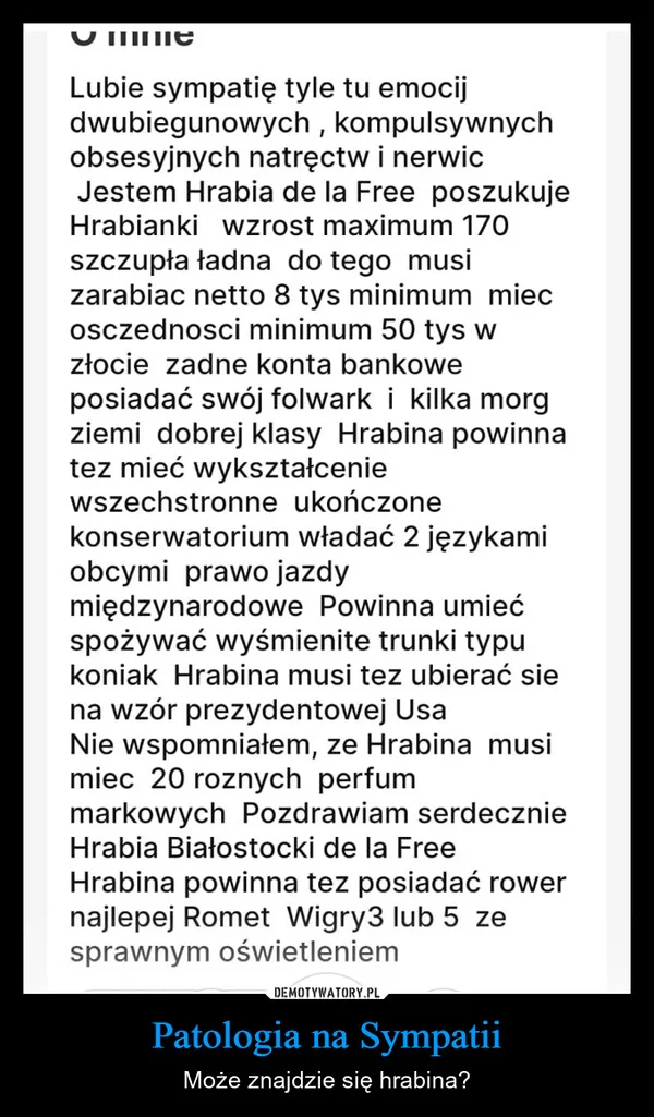 
    Patologia na Sympatii