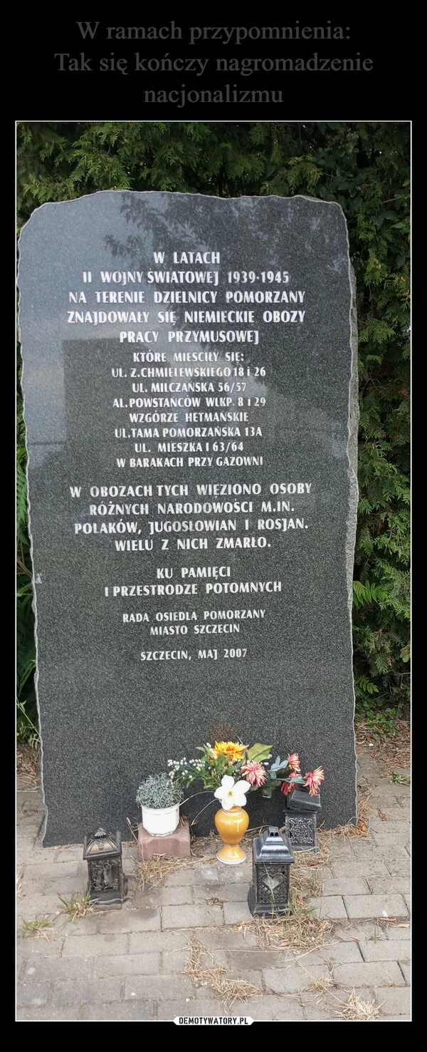 
    W ramach przypomnienia: Tak się kończy nagromadzenie nacjonalizmu