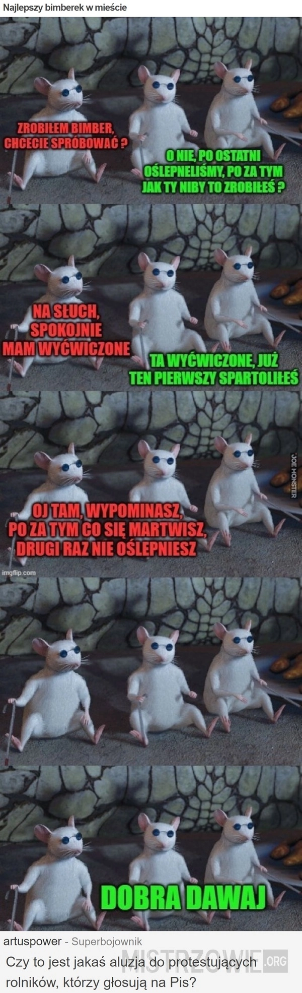 
    Najlepszy bimberek w mieście