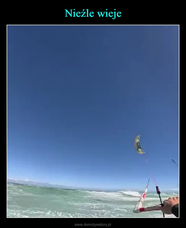 
    Nieźle wieje
