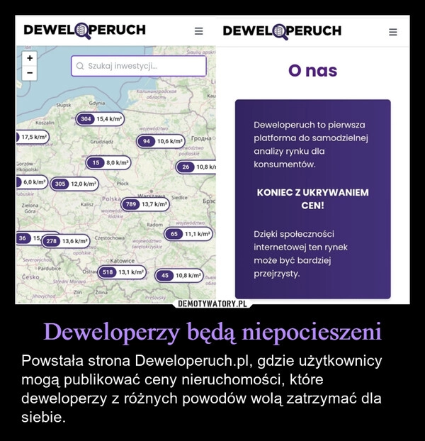 
    Deweloperzy będą niepocieszeni
