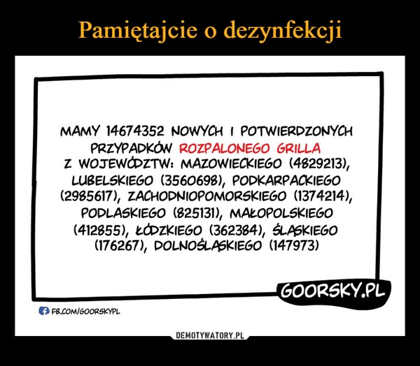 
    Pamiętajcie o dezynfekcji