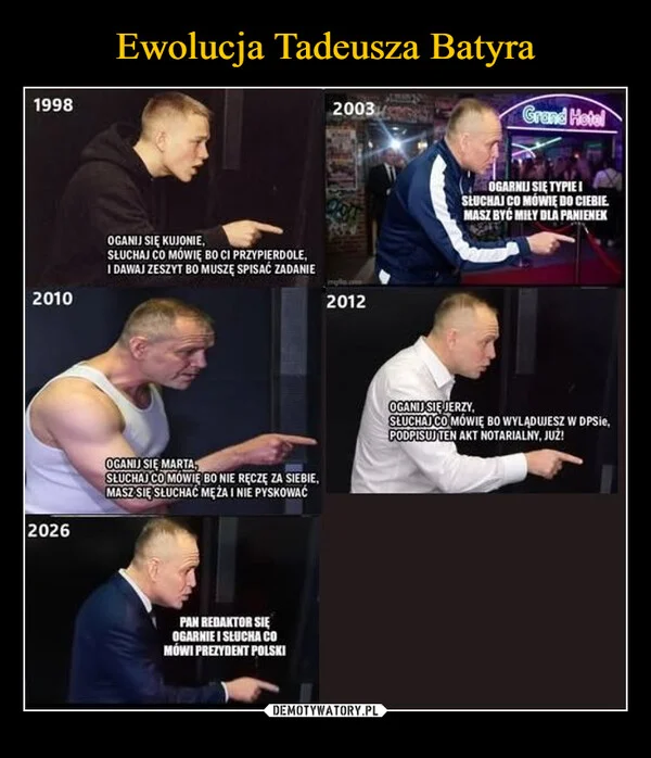 
    Ewolucja Tadeusza Batyra