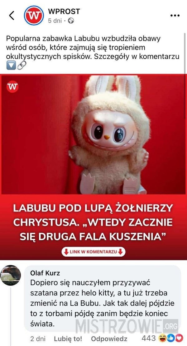 
    Nie nadążam za szatanem...