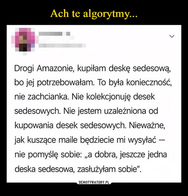 
    Ach te algorytmy...