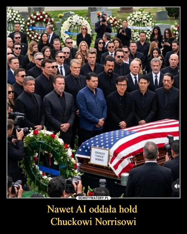 
    Nawet AI oddała hołd Chuckowi Norrisowi