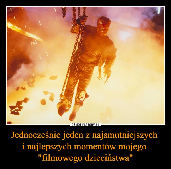 
    Jednocześnie jeden z najsmutniejszych 
i najlepszych momentów mojego 
"filmowego dzieciństwa"