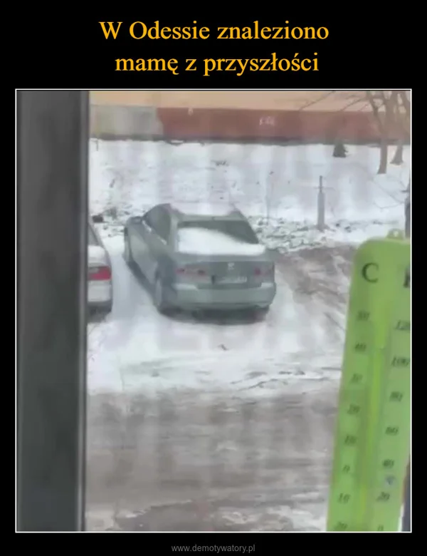 
    W Odessie znaleziono mamę z przyszłości