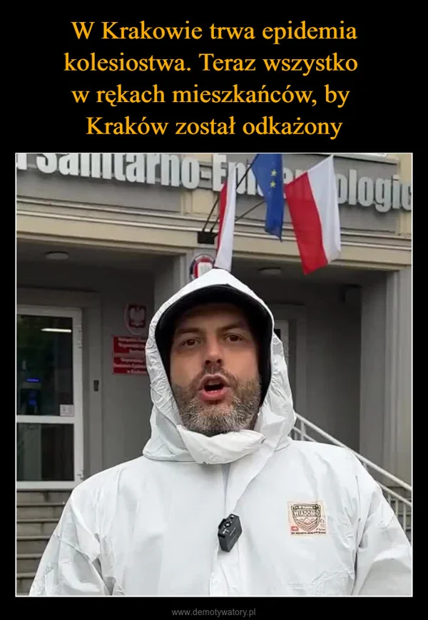 
    W Krakowie trwa epidemia kolesiostwa. Teraz wszystko w rękach mieszkańców, by Kraków został odkażony