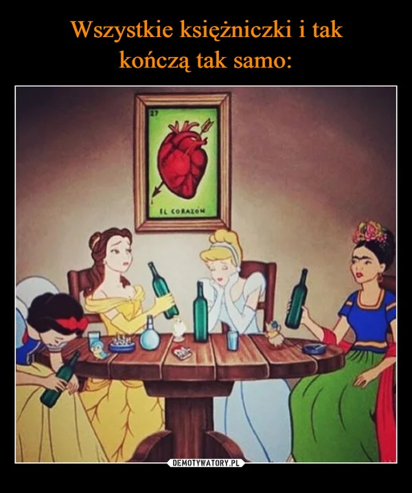 
    Wszystkie księżniczki i tak kończą tak samo: