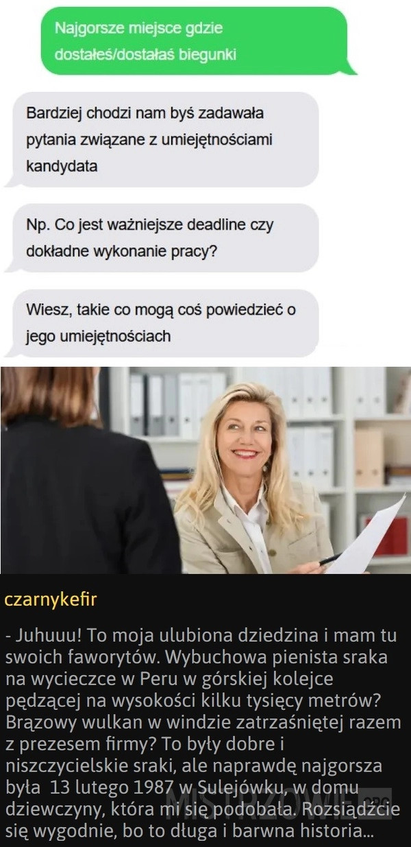 
    Rozmowa kwalifikacyjna