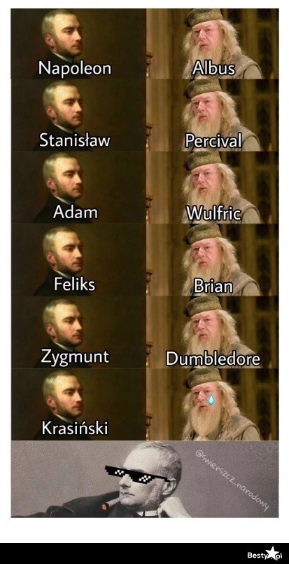 
    Krasiński vs. Dumbledore 