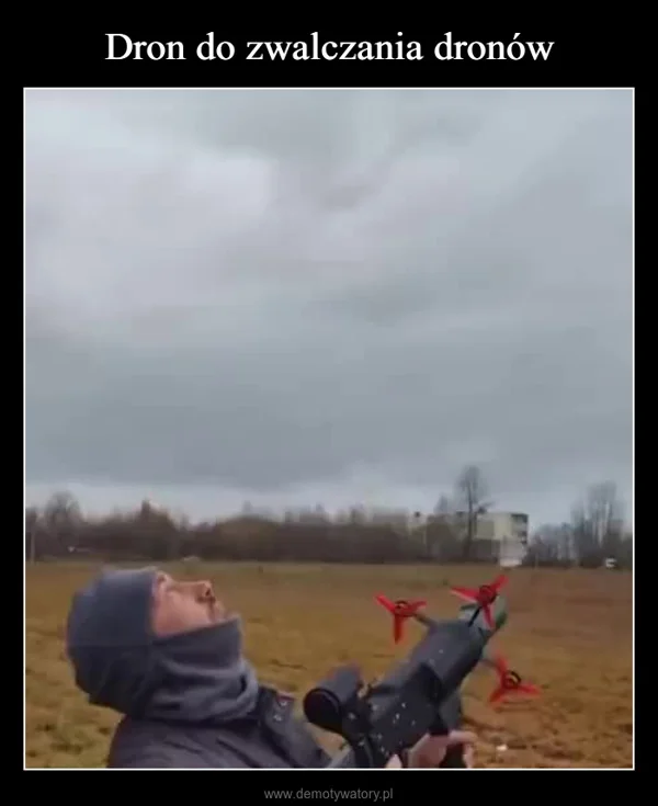 
    Dron do zwalczania dronów