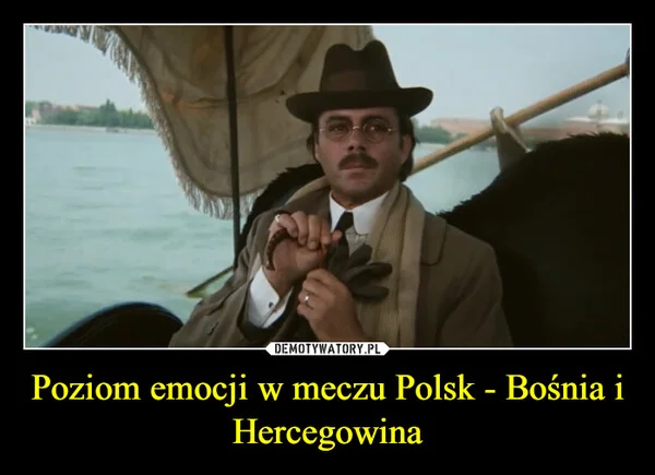 Poziom emocji w meczu Polsk - Bośnia i Hercegowina