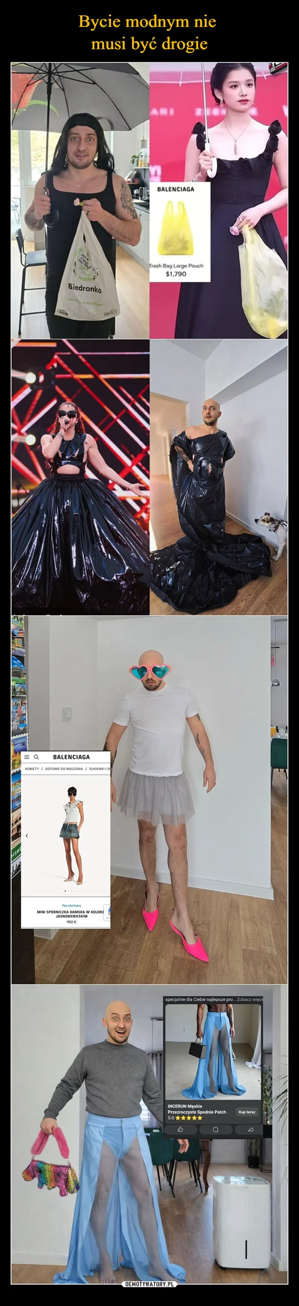 
    Bycie modnym nie musi być drogie