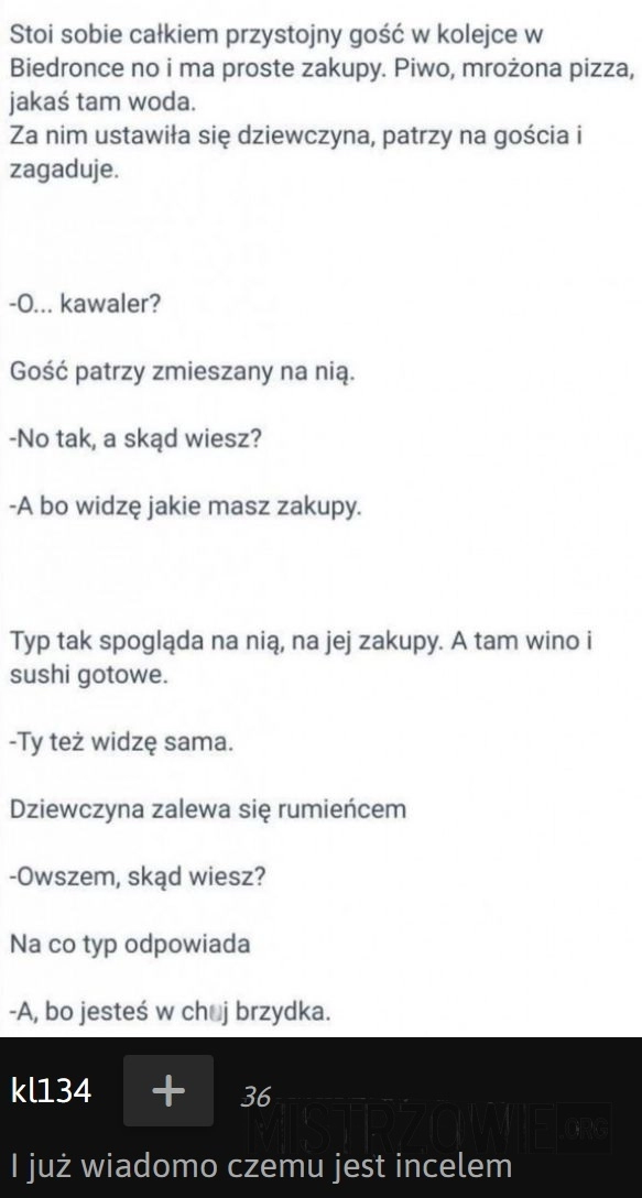 
    
			Zaskakująca odpowiedź					