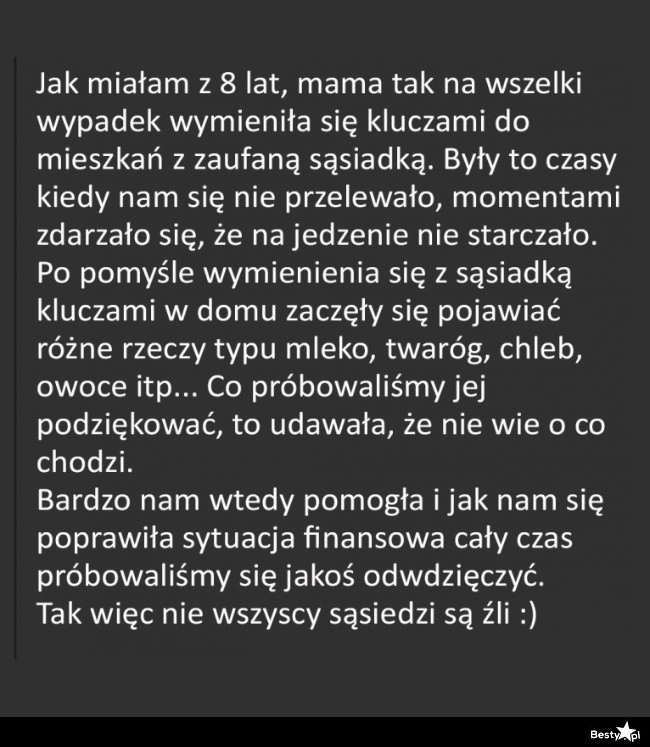 
    Zaufana sąsiadka 