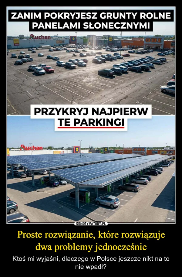 
    Proste rozwiązanie, które rozwiązuje dwa problemy jednocześnie