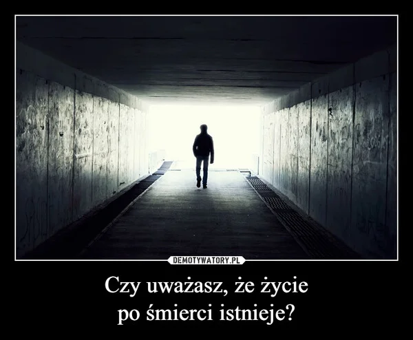
    Czy uważasz, że życie po śmierci istnieje?