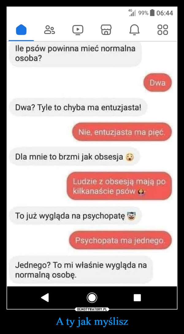 
    A ty jak myślisz