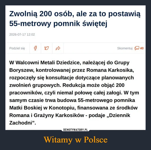 
    Witamy w Polsce