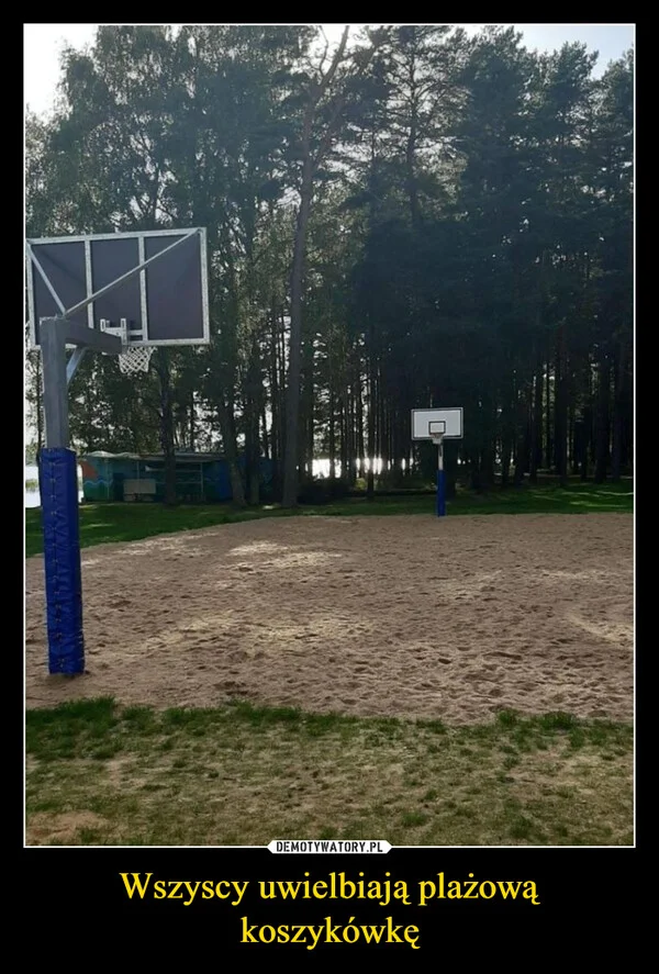 
    Wszyscy uwielbiają plażową koszykówkę